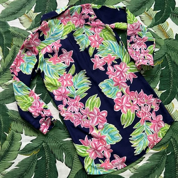 Tori Richard • GORGEOUS Tunic Floral Dress • Size 4 Small - Picture 7 of 7